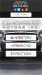 Mobile Screenshot of lancastermotors.com